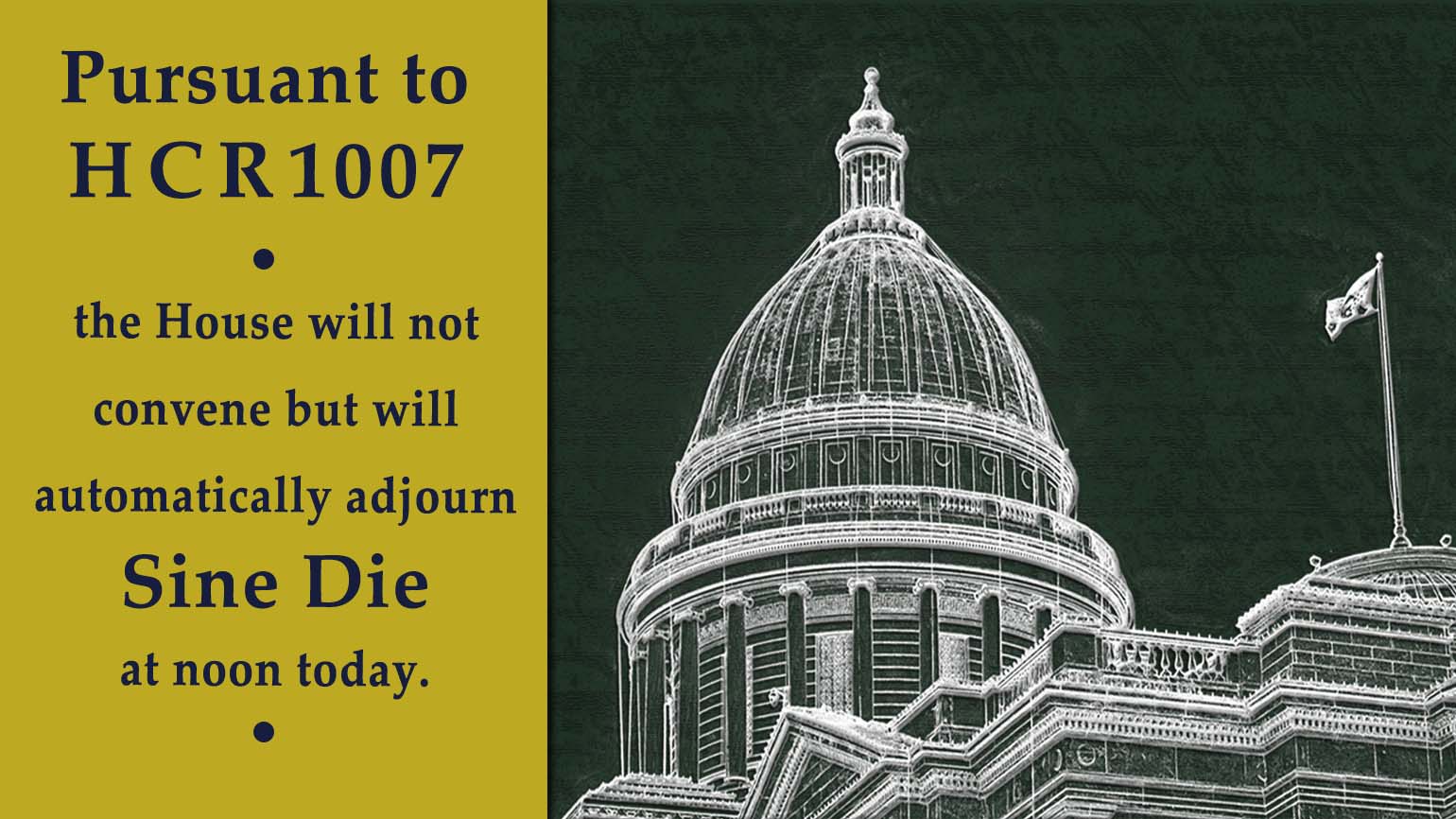 the-house-will-automatically-adjourn-sine-die-at-noon-today-arkansas